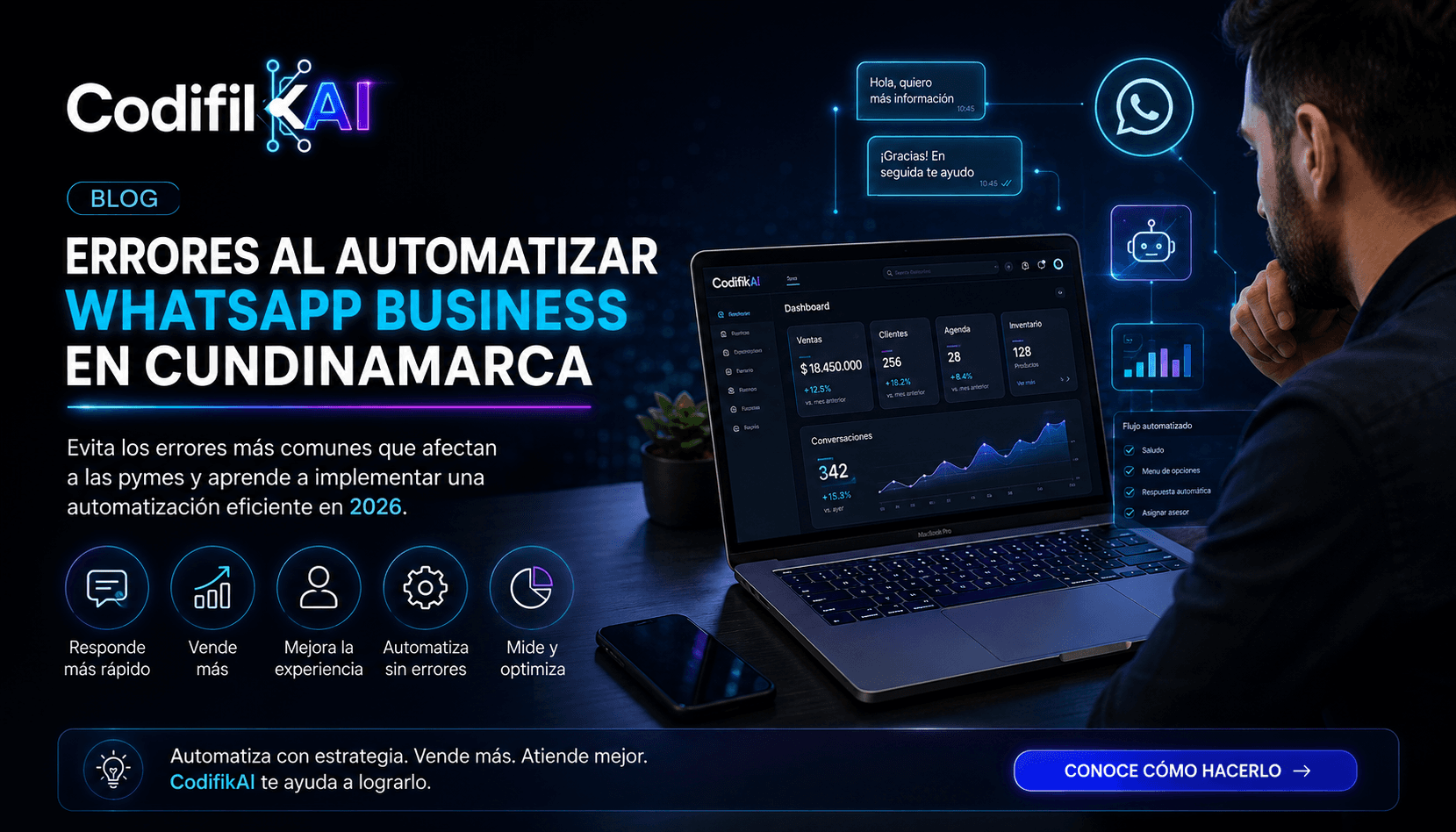 ¿Cómo evitar errores al automatizar WhatsApp Business en Cundinamarca?